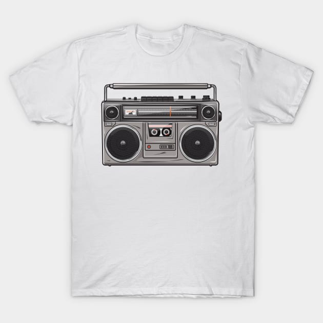 Boombox T-Shirt by ThunderCrafts